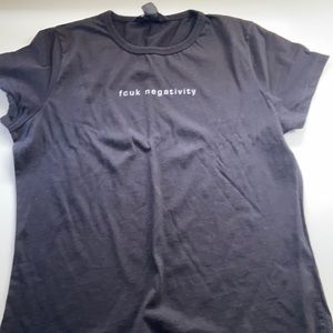 Black fcuk negative shirt!